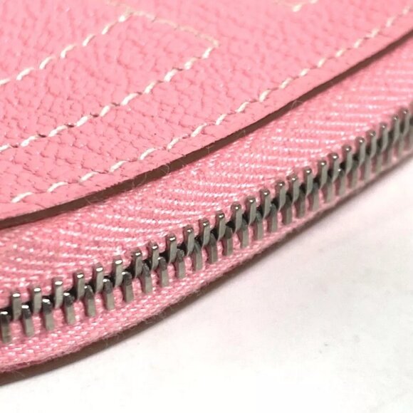 ERMES In the loop Wallet Coin Compartment coin purse Chevre Rose Confetti pink - Picture 10 of 13